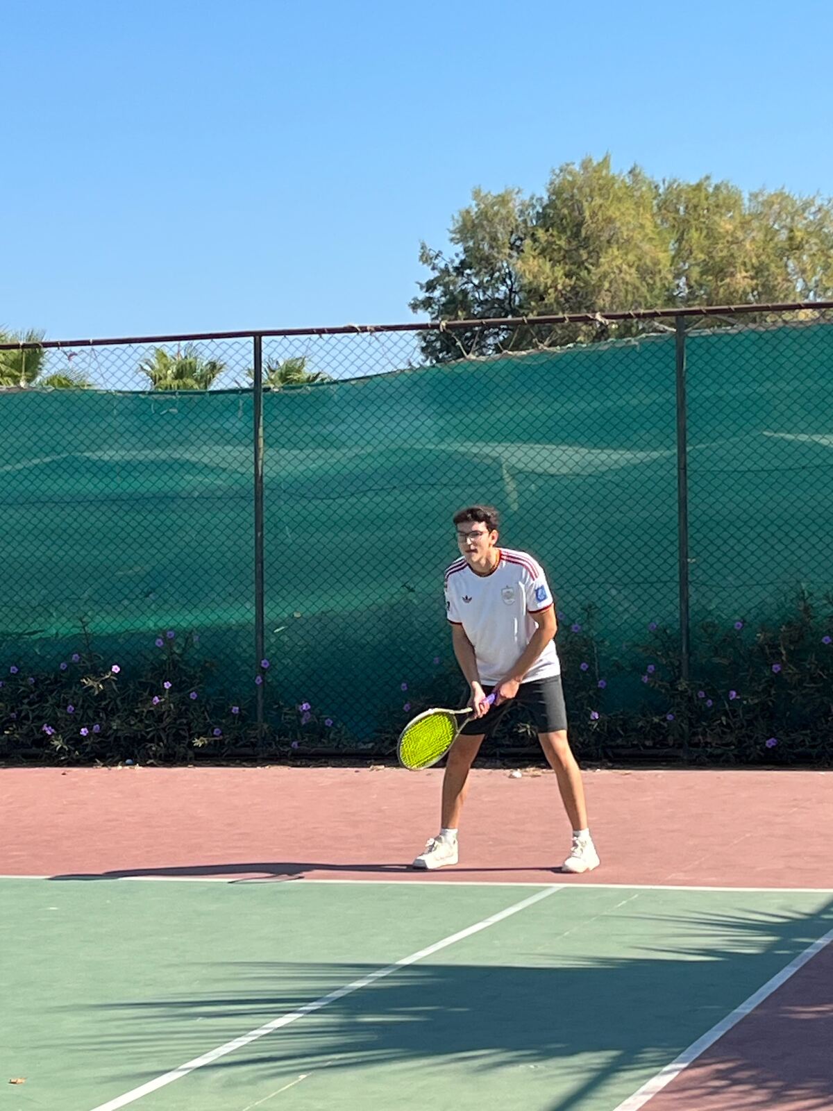 Tenis oynarken